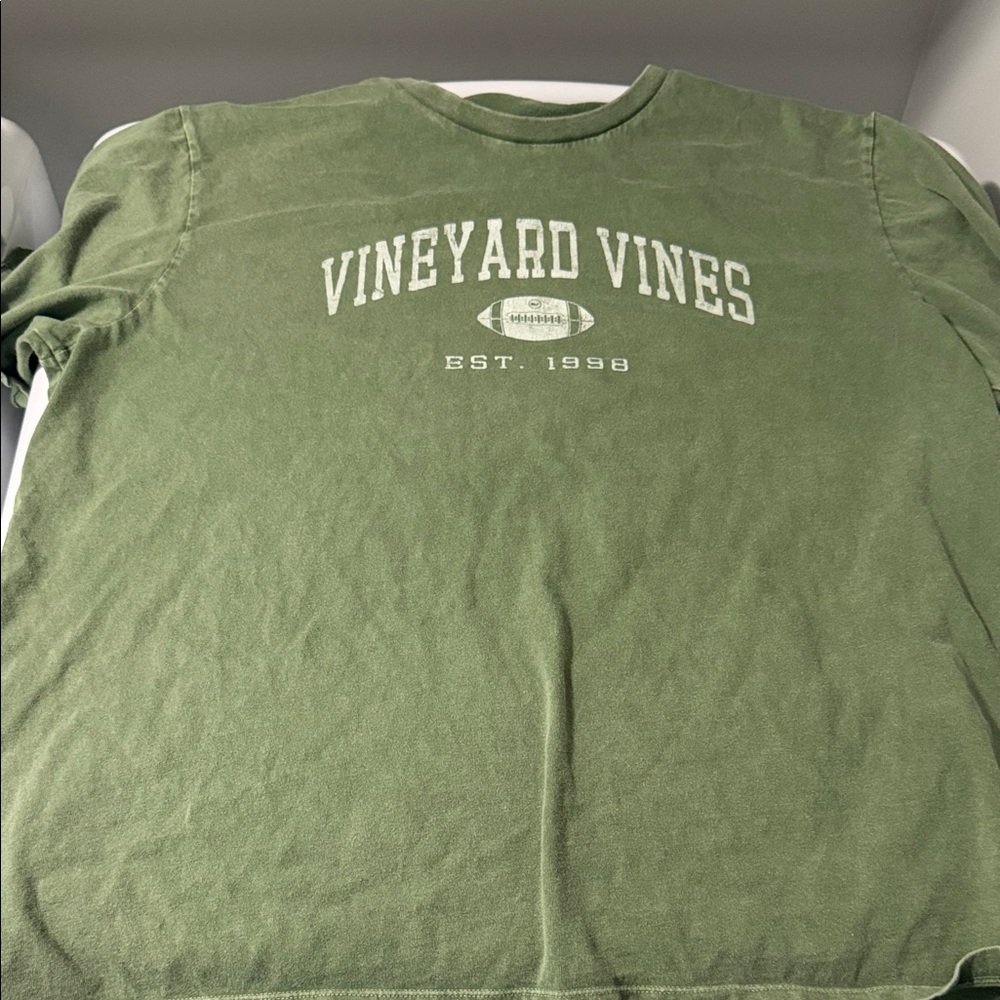 Vineyard Vines Olive Long Sleeve Tee